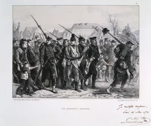 プロイセンの囚人、フランコプロイセン戦争、1870年1872年。