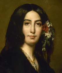 ジョルジュ・サンドの肖像、1837年頃