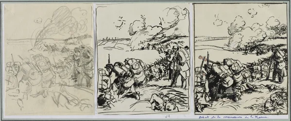 1914年のマルヌ作戦の始まり。