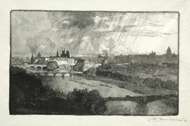 パビリオン・ド・フロールから見たパリ