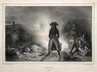 1836年のアルバム：イタリア、1796年、ナポレオン・ボナパルト