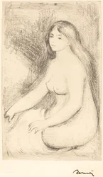 着席水浴 (Baigneuse assise)