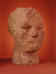 アイリスの頭、1890年（ブロンズ）