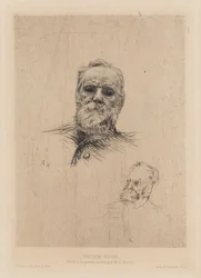 ヴィクトル・ユーゴー、1886年。