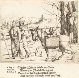 1549年、ミディアンからモーセがエジプトに戻る。