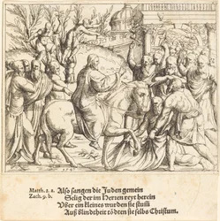 エルサレム入城、1547年。