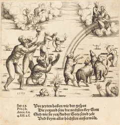 最後の審判、1549年。