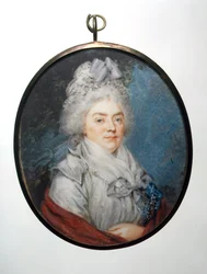 ダーリヤ・ペトロヴナ・サルティコヴァ王女（1739-1802）（旧姓チェルヌィシェヴァ）の肖像