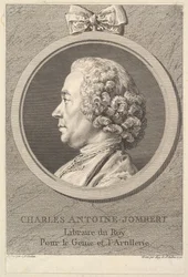 Charles-Antoine Jombertの肖像、1770年。