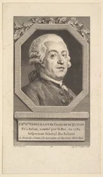 チャールズジョージフェヌイヨの肖像、ファルベールドカンジェ、1787年。