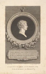 デラリーヴの肖像、1785年。