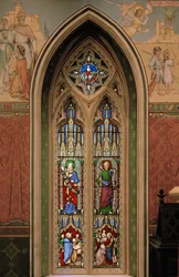 イライジャ、セントジェームスザグレート、ジョナ＆ザホエール、1850〜1852（ステンドグラス）