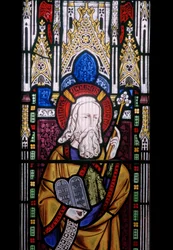 モーゼス、1850（ステンドグラス）