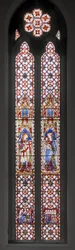 聖ジョージ、ヴァージン＆チャイルド、1850（ステンドグラス）