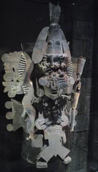 ナッパテクトリ神の形をした香炉、トラウアク、後古典期、1500年頃