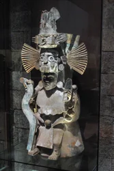 神トラロック、トラウアク、後古典期後期、1500年頃の形の香炉