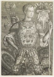 ニッコロ・デッラ・カサによって彫刻されたコスモス・デ・メディチ（fl。c.1543-48）