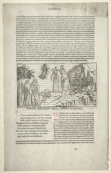 ベアトリスのビジョンを持つダンテとヴァージルc。 1481-1485。