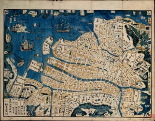 長崎、日本、1860年頃（木版、ライスペーパー）