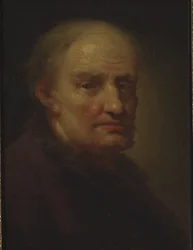 Cabeça de um velho (óleo sobre tela)