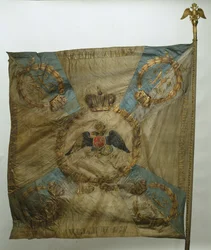 1825年以降のセメノフスキーライフガード連隊の旗