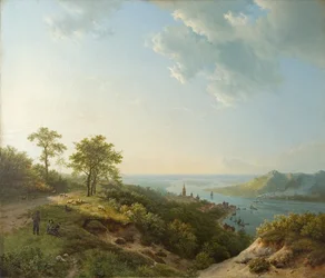 ハイデルベルクの眺め、1837年