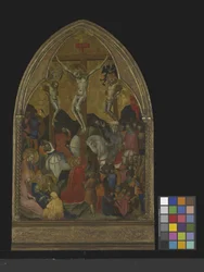Crucificação (têmpera e ouro sobre madeira)