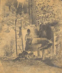ランドリー、1840年代。
