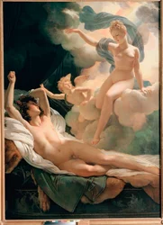「モルペウスとイリス」、ピエール＝ナルシス・ゲラン（1774-1833）による絵画、1811年、サンクトペテルブルク、エルミタージュ美術館