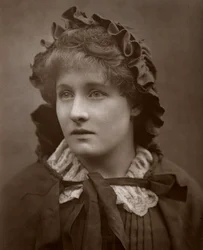 ハーバーライツのイギリス人女優メアリーローク、1886年