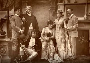 1886年ロンドンのドゥルーリーレーンシアターで運のランのドルリーレーン会社