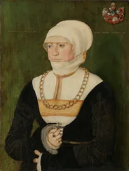 マグダレナ・ピトリシンの肖像、1528年。