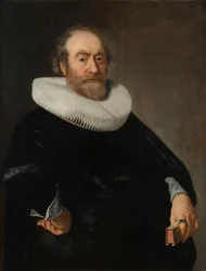 アンドリーズ・ビッカーの肖像 Andries Bicker (1586-1652)。 ロシアとの貿易商およびアムステルダム市長