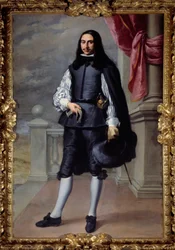 セビーリャの紳士フェルナンデス・デ・ベラスコの足元の肖像 画：バルトロメ・ムリーリョ（1618-1682） 1659年 日2,08x1,38 m
