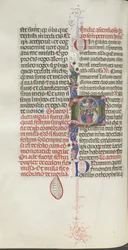 Missale：Fol。 208v：昇天のキリスト、1469年。