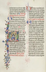 Missale：Fol。 322v：使徒と聖徒の間の聖母、1469年。