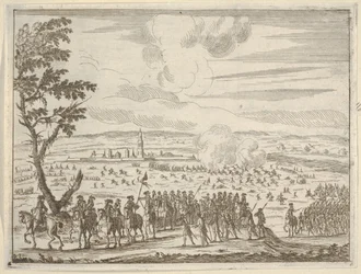 フランチェスコ・デステは、1659年、L...のないクレモナの困難な決議の後、フランス軍を率いる.