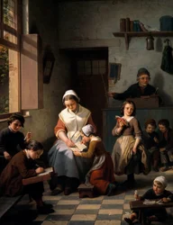 学校の部屋バジーレ・デ・ルース（1809-1885）作