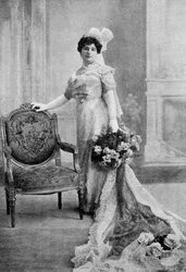 ハンガリー出身のイギリスの小説家、脚本家、アーティストであるバロネスオルクシー、1913年。