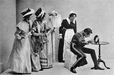 Quality Street、1902年のシーン。
