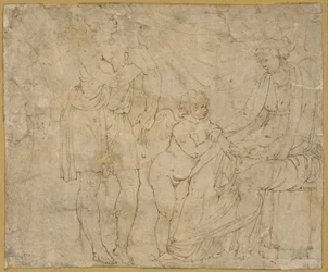 火星(?)と金星とキューピッド