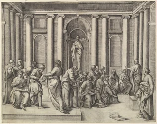 医者の中のキリスト、約。 1540-45。