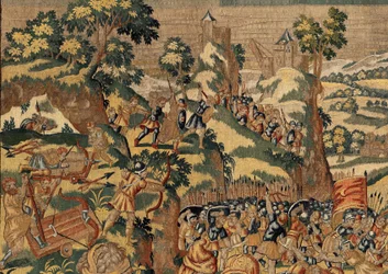 Cyrus II The Greatの物語、1590年頃（タペストリー）