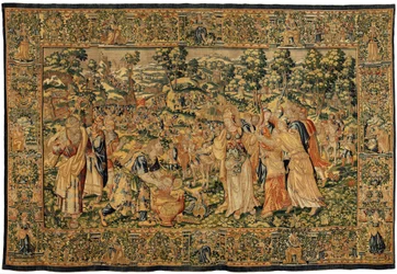 Cyrus II The Greatの物語、1590年頃（タペストリー）