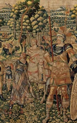 Cyrus II The Greatの物語、1590年頃（タペストリー）