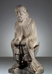 1月、パルマの洗礼堂の「月のサイクル」の彫像