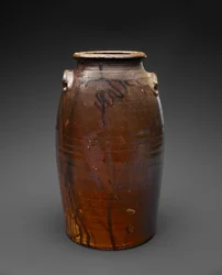 チャーン、c。 1880年（すべり釉石器）