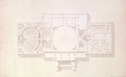 キャピトルの主要な物語の計画、米国、1806