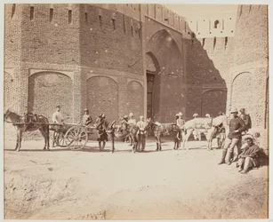 Durani Gate、Heyland Cart、Pack Mules、さまざまな種類のパック サドルを表示、Kandahar