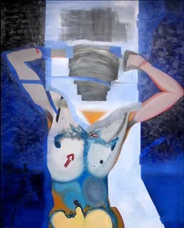 自由な男, 2006 (キャンバスに油彩、アクリル)